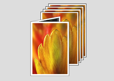 Package of 5 greeting cards - (Flaming Sword) – 6.25″ x 4.5″